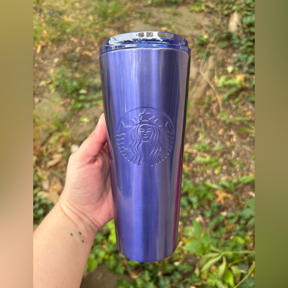 Cobalt Blue Starbucks Tumbler
